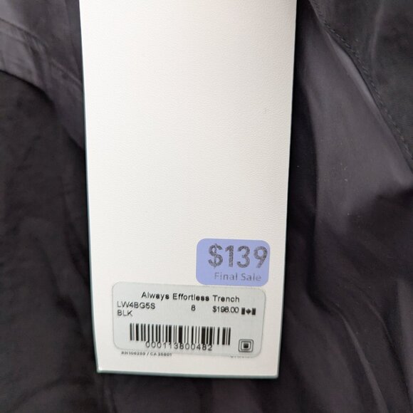 lululemon athletica Black Trench Coat - Picture 11 of 15